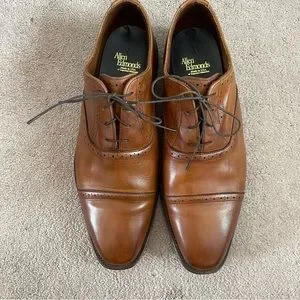 Allen Edmonds 11 Evanston walnut shoes Allen Edmonds Walnut Strand cap-toe oxford dress shoe, 8E  main image 3